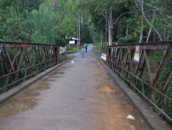 Bridge in village - Sinharaja