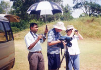 Paul Seligman and Janet Dewes with Prasanjith